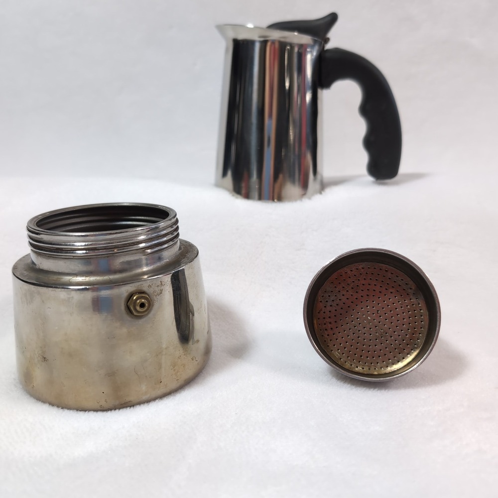 Stainless Steel Silver Espresso Moka Pot Replacement Parts